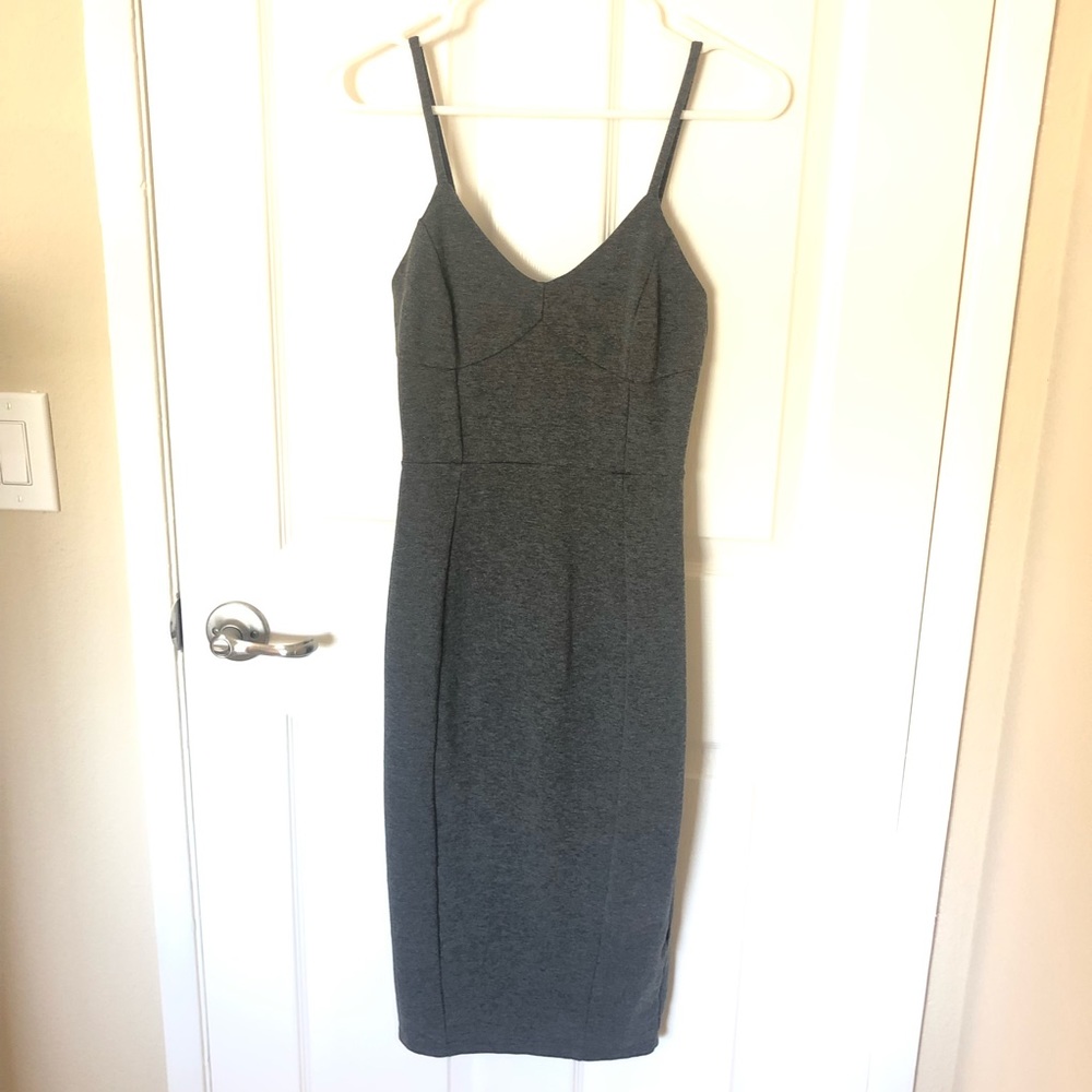 Grey Mini Dress 💃🏼